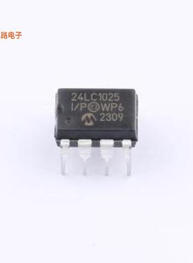 24LC1025-I/P -[原装IC EEPROM 1MBIT I2C 400KHZ 8DIPPDIP-8