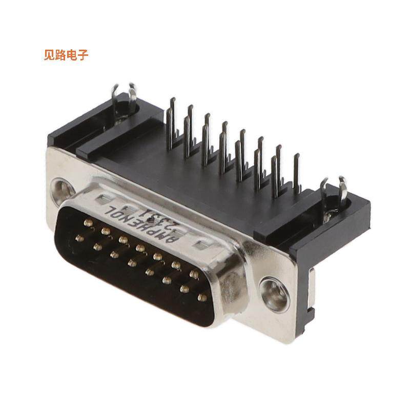 L717SDA15P1ACH4R -原装[CONN D-SUB PLUG 15POS R/A SOL