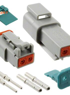 AT2PS-CKIT -原装[CONN PLUG&RCPT 2P CRIMP 16-18AWG插头和插座