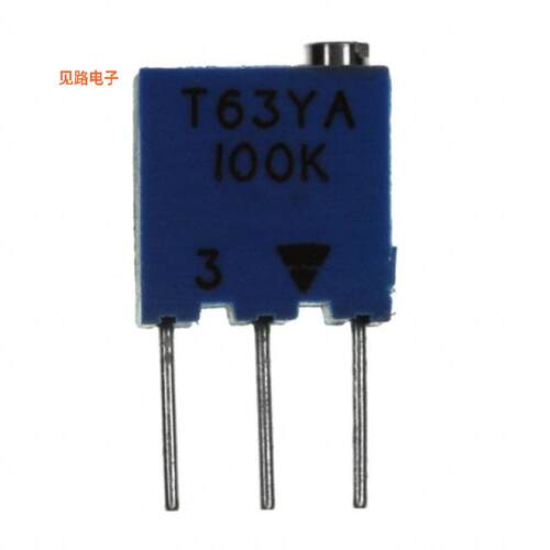 T63YA104KT20 -[全新TRIMMER 100KOHM 0.25W PC PIN TOP]