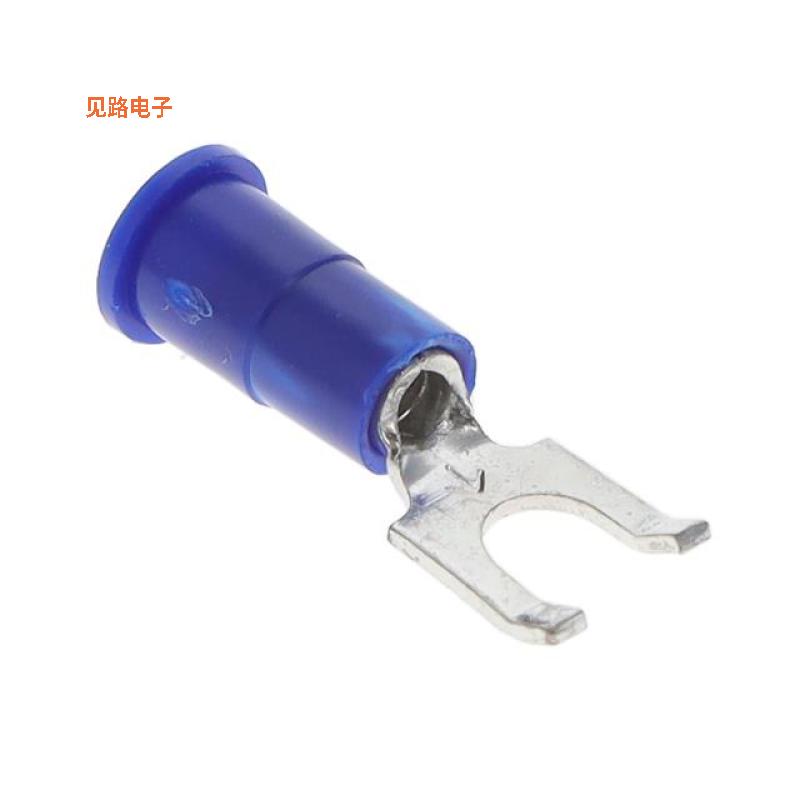 BS-22-8-P -原装[CONN SPADE TERM 14-16AWG #8 BLU带法兰