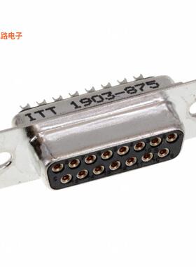 DAM15SA197 -原装[CONN D-SUB RCPT 15POS PNL MNTD-Sub