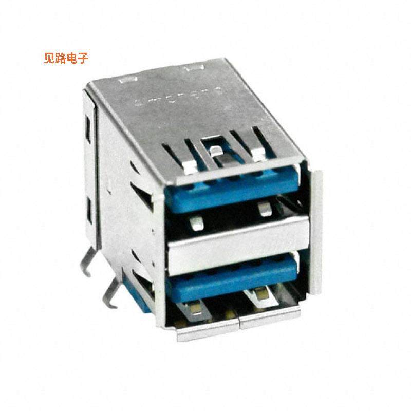 GSB311231HR -[全新CONN RCPT USB3.0 A STACK PCB R/A]