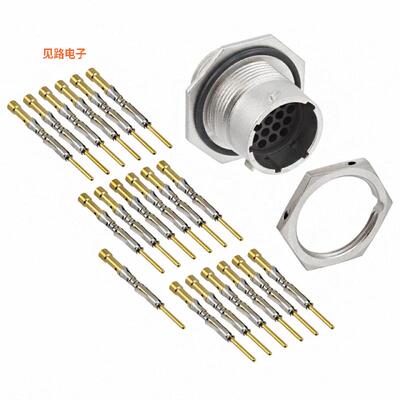 RT0W71419PNH-K -[全新CONN RCPT MALE 19POS GOLD CRIMP]