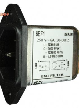 6609015-5 -原装[PWR ENT RCPT IEC320-C14 PANEL QCIEC 320-C14