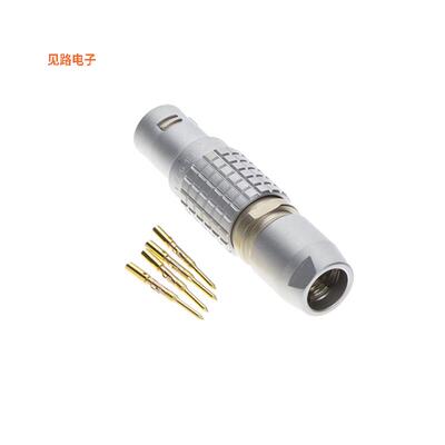 FGG.1B.304.CYCD72 -[全新CONN PLUG MALE 4POS GOLD CRIMP]