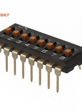 A6T-8104 -原装[SWITCH SLIDE DIP SPST 0.025A 24VSPST
