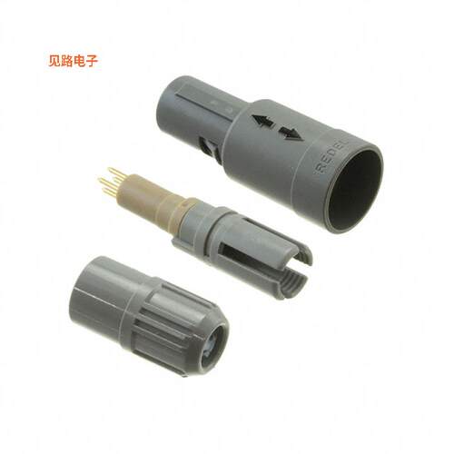 PAG.M0.4GL.AC65G -[全新CONN PLUG MALE 4P GOLD SLDR CUP]