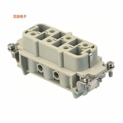 09310062701 -[全新INSERT FEMALE 6POS+1GND SCREW]