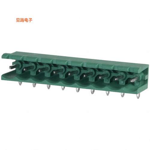 1759088 -[全新插拔式接线 间距5mm 1x9Pin 弯插 镀锡 开口]