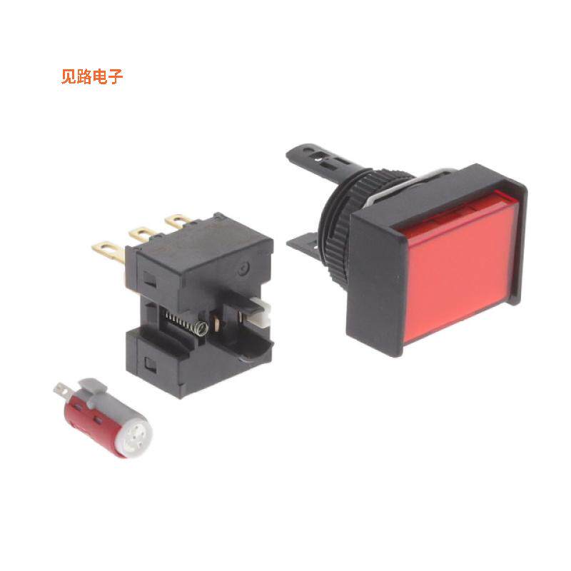 A165L-JRM-24D-1 -[全新SWITCH PUSHBUTTON SPDT 5A 125V]