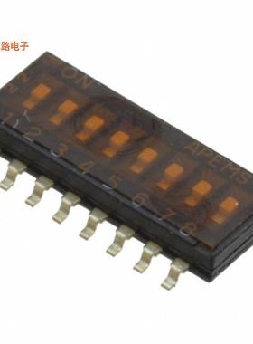 IKH0803000 -原装[SWITCH SLIDE DIP SPST 0.025A 24VSPST