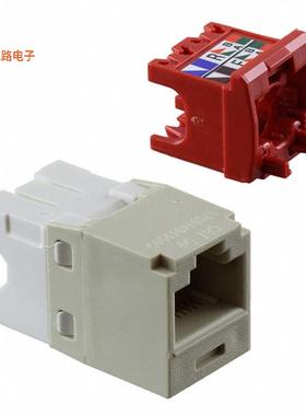 CJ5E88TGEI -原装[CATEGORY 5E, RJ45, 8-POSITION, 8插孔