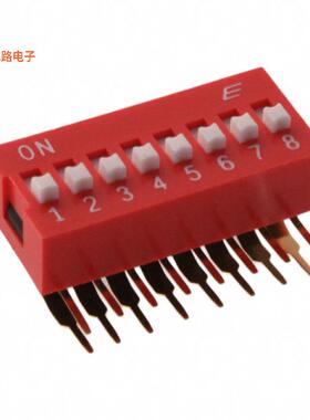 KAS2108ET -原装[SWITCH SLIDE DIP SPST 0.025A 24VSPST