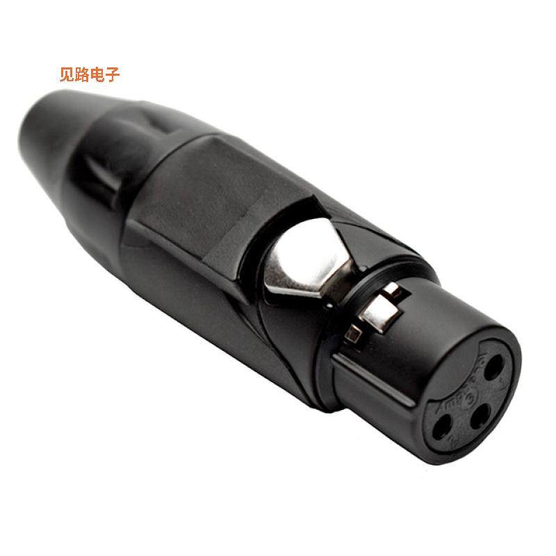 AX3FB4M-AU -原装[CONN PLUG FMALE XLR 3P SOLDER插头，母插口