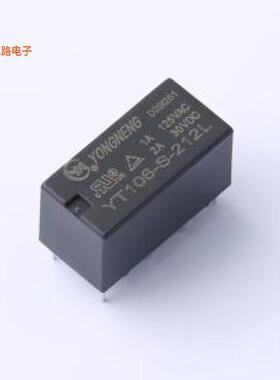 YT106-S-212L -[电流2A，12VDC,2组转换DIP-8信号继电器
