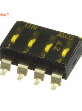 EDS04SGRSTU04Q -原装[SWITCH SLIDE DIP SPST 0.025A 24VSPST