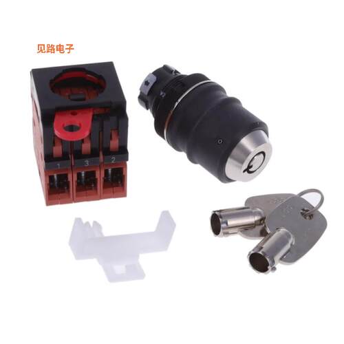 A22TK-2LR-03-K01 -[全新SWITCH KEYLCK 2POS 3PST 10A 110V]