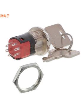 Y200AB2C203NQ -[全新SWITCH KEYLOCK 4POS DP4T 4A 125V]