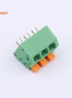 1862055 -[原装TERM BLOCK 3POS 45DEG 3.5MM PCB插件,P=3.5mm