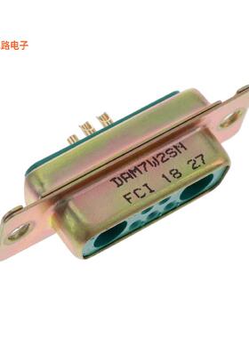 DAM7W2SN -原装[CONN D-SUB RCPT 7POS SOLDER CUPD-Sub，组合式