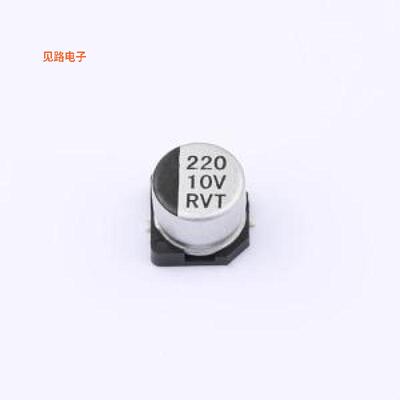 RVT1A221M0605ZY -[原装型铝电解电容SMD,D6.3xL5.4mm