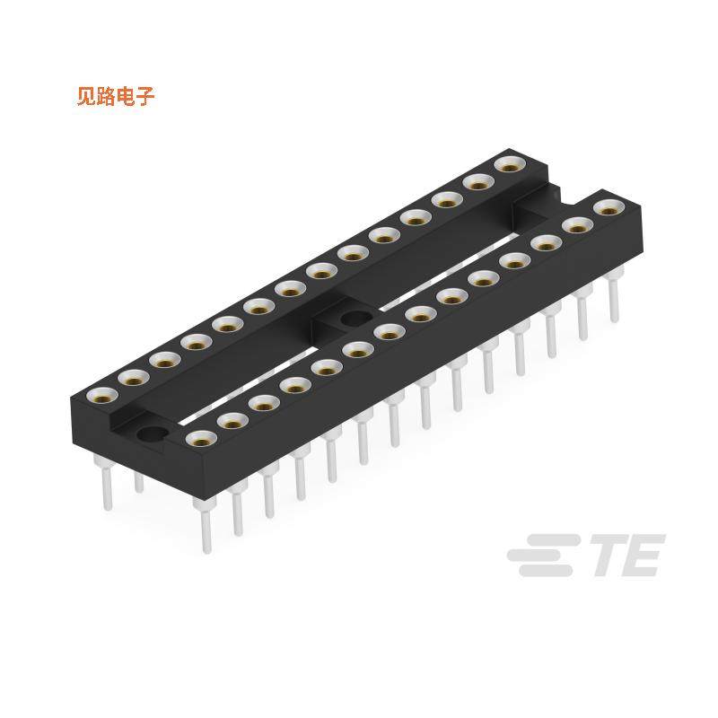 2485264-7 -[全新DIP IC SOCKET 28P,GOLD FLASH]