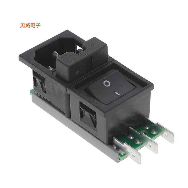 6424.0253.30 -原装[PWR ENT MOD RCPT IEC320-C14 PNLIE