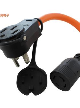 PB1450L1430 -[全新1.5ft 14-50P Piggy Back L14-30R]