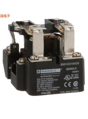 8501CO16V29 -原装[POWER RELAY, TYPE C, 2 HP, 30A R底座安装