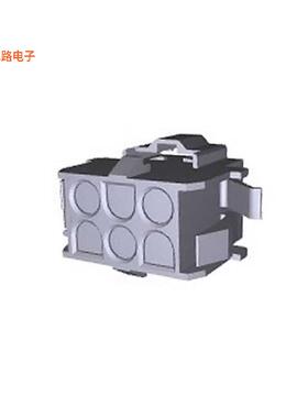 770051-1 -原装[CONN RCPT HSG 6POS UNIV插座，前段