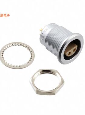 ERA.2S.304.CLL -[全新CONN CIRC RCPT 4P GOLD SLDR CUP]