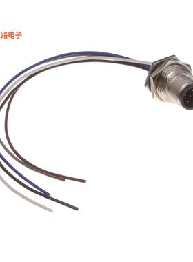 M12A-05PMMC-SF8C15 -[全新CONN PLUG MALE 5P WIR LEAD 0.49']