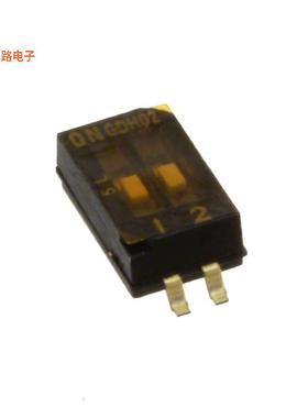 GDH02STR04 -[全新SWITCH SLIDE DIP SPST 0.025A 24V]