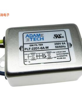 PLF-22D1-6A-W -原装[LINE FILTER 115V/250VAC 6A CHASS单相