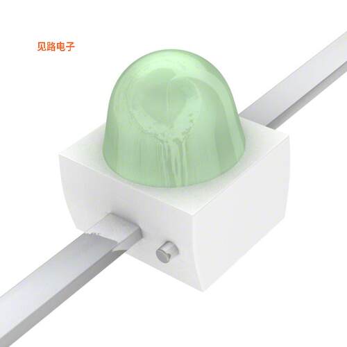 HLMP-6500-F0021 -[全新LED GREEN DIFFUSED YOKE LEAD