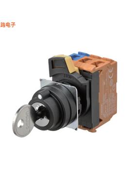 A22NK-3BB-01DA-G101 -[全新SWITCH KEYLCK 3POS DPST 10A 120V]