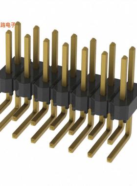 HTSW-107-08-G-D-RA -原装[CONN HEADER R/A 14POS 2.54MM接头