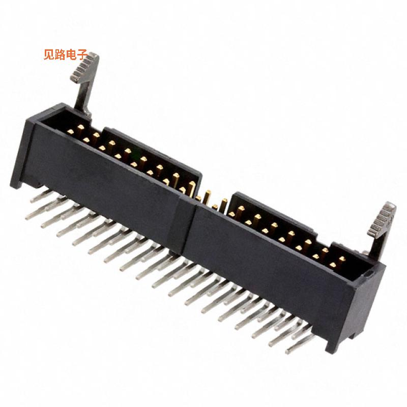 1-1761609-1 -原装[CONN HEADER R/A 34POS 2.54MM接头