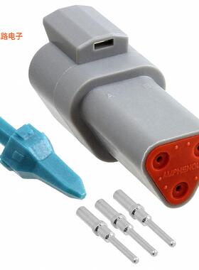AT04-3P-KIT01 -原装[CONN RCPT 3POS CRIMP 16-18AWG插座