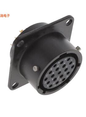 D38999/24FF18PN -[全新CONN RCPT MALE 18POS GOLD CRIMP]