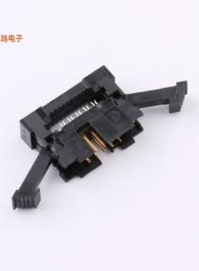 全新1-111504-4 -[原装CONN PLUG 10P IDC 26-28AWG GOLD]