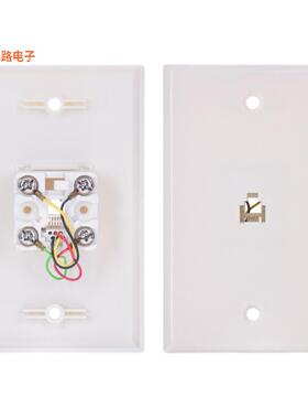 CM-170607WTBSTK -原装[RJ11 Modular Single Port Wall Pl模块