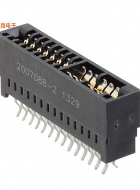 2007088-2 -原装[CONN EDGE DUAL FML 20POS 0.100非指定 - 双边