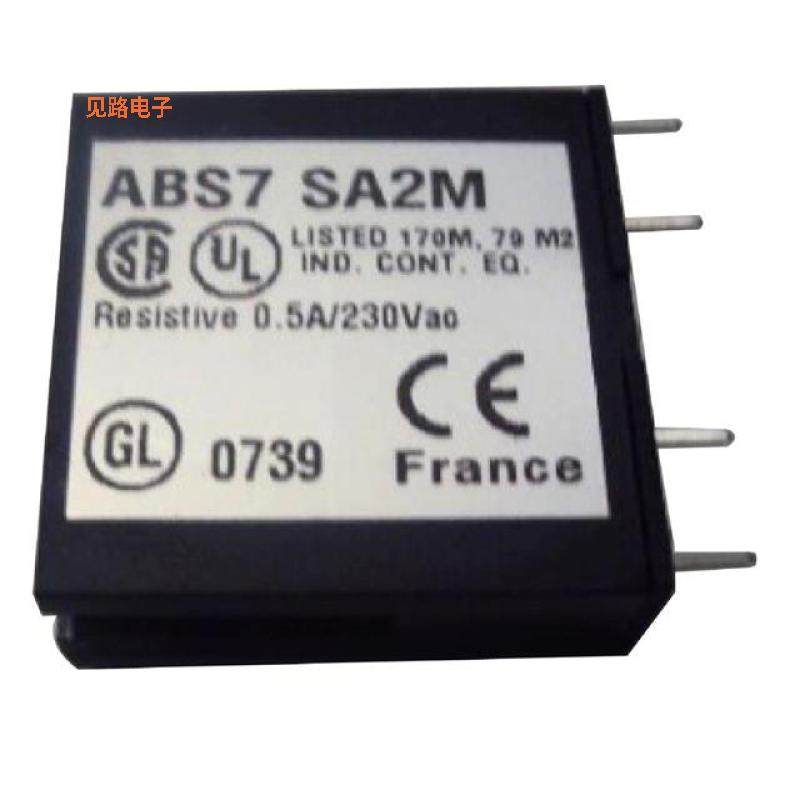 ABS7SA2M -原装[SSR RELAY SPST-NO 500MA 24-240V可插
