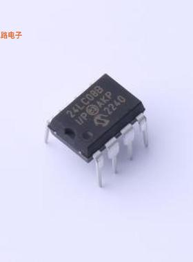 24LC08B-I/P -[原装IC EEPROM 8KBIT I2C 400KHZ 8DIPPDIP-8