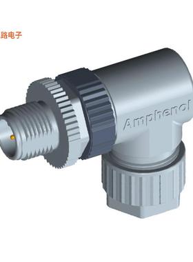 M12A-04BMMB-SR7001 -[全新CONN PLUG MALE 4POS GOLD SCREW]