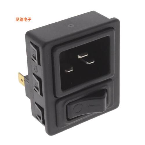 6136.0375.0410 -[全新PWR ENT MOD RCPT IEC320-C20 PNL]