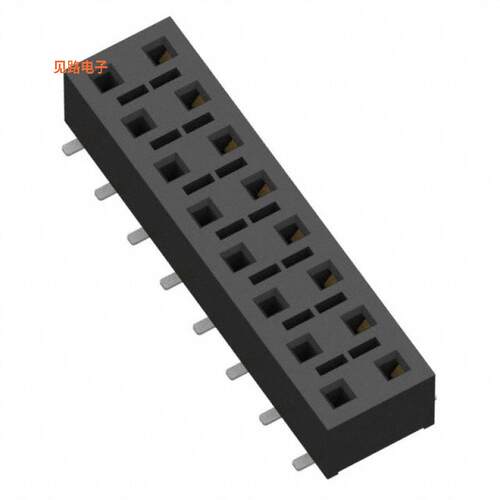 HLE-108-02-F-DV-BE-K-TR -[全新CONN RCPT 16POS 0.1 GOLD SMD]