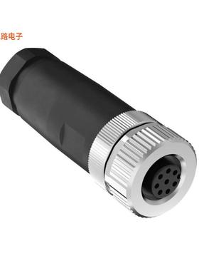 BFW-M12F8-8X -原装[FIELD WIREABLE CONNECTOR, M12插头，母插口